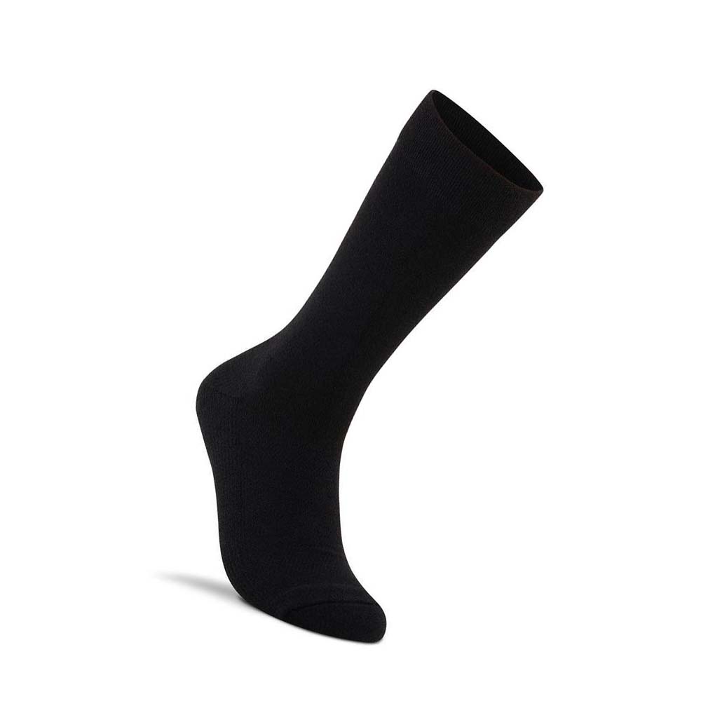 Men\'s Ecco Dress Crew Socks Black | USA 829HAP